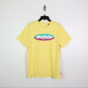 Buffalo David Bitton Logo Tee Yellow